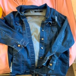 Oversized denim jacket size S